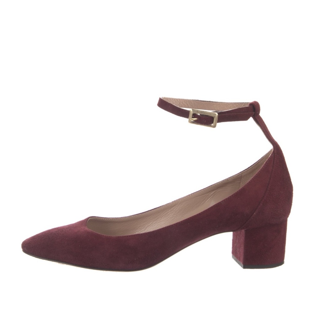 Chloe suede pumps with ankle strap